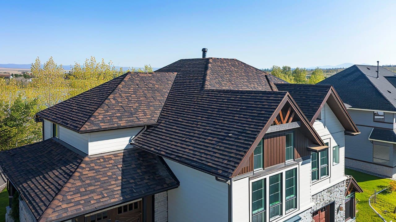 Residential home with premium roof - Mesquite TX roofing service area
